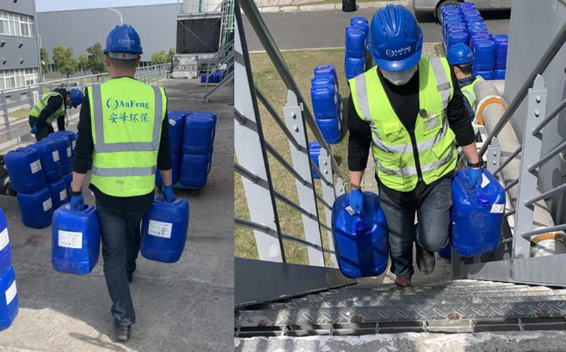 高溫天氣中安峰人的艱苦奮斗精神！